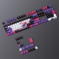 Red Purple Graffiti 104+22 PBT Dye-subbed Keycaps Set Cherry Profile for MX Switches Mechanical Gaming Keyboard